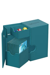 Ultimate Guard - Flip'n'Tray 80+ XenoSkin Monocolor - Petrolblau