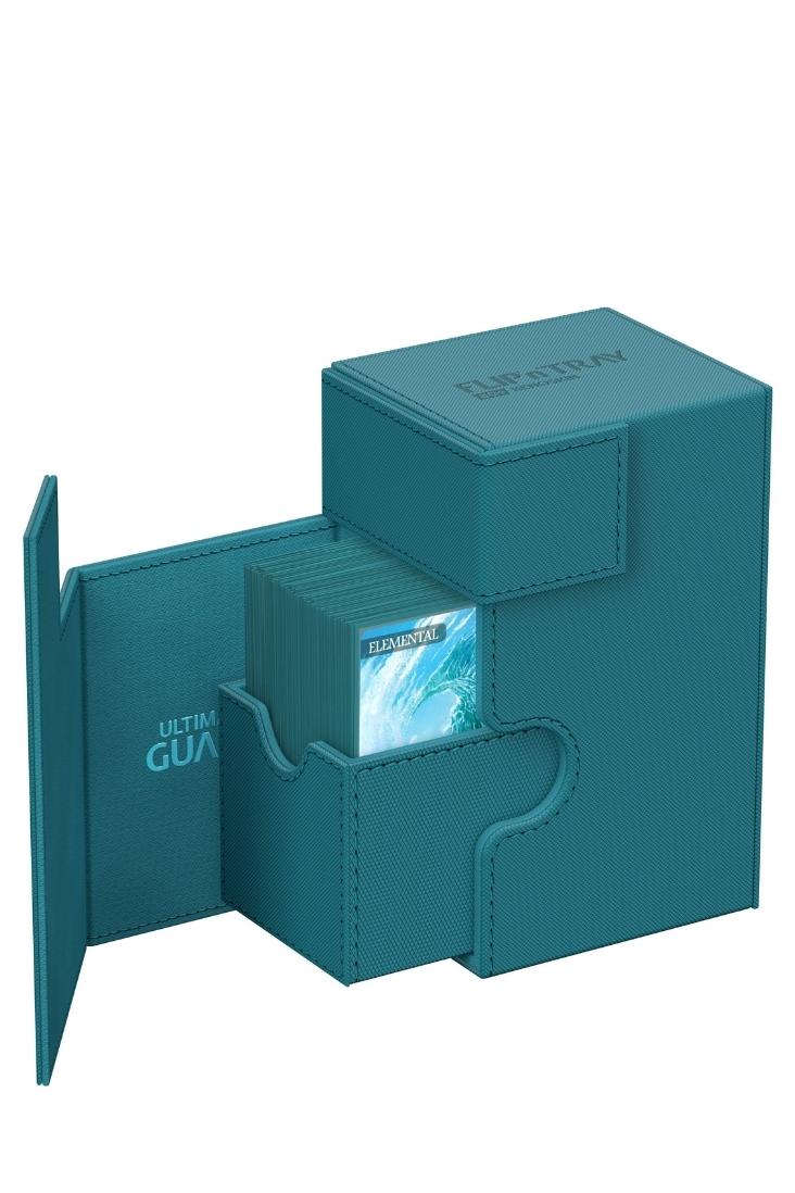 Ultimate Guard - Flip'n'Tray 80+ XenoSkin Monocolor - Petrolblau