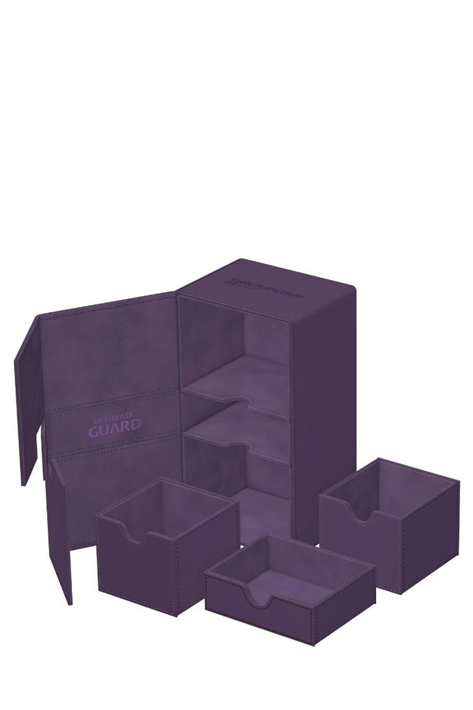 Ultimate Guard - Twin Flip'n'Tray 200+ XenoSkin Monocolor - Violett
