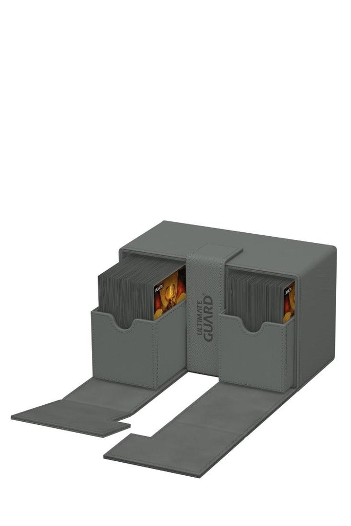 Ultimate Guard - Twin Flip'n'Tray Deck Case 160+ XenoSkin Monocolor - Grau