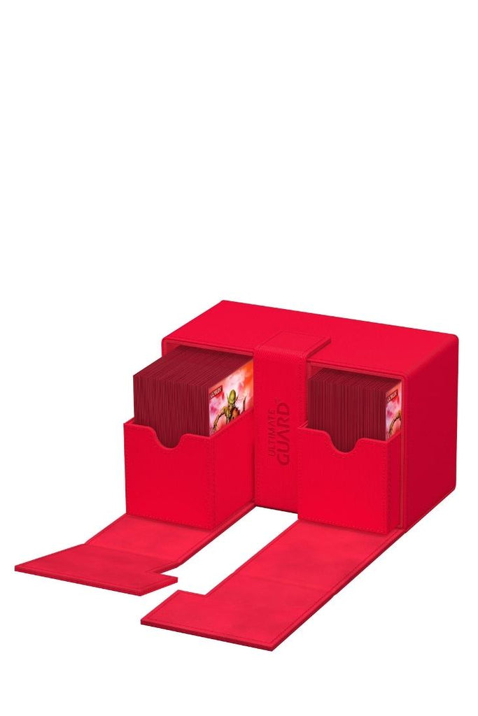 Ultimate Guard - Twin Flip'n'Tray Deck Case 160+ XenoSkin Monocolor - Rot