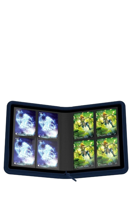 Ultimate Guard - Zipfolio 160 - 8-Pocket XenoSkin - Blau