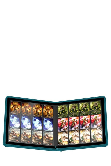Ultimate Guard - Zipfolio 480 - 24-Pocket QuadRow XenoSkin - Petrolblau