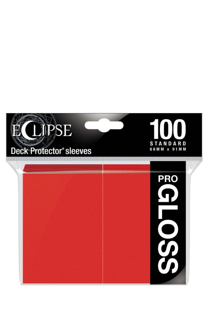 Ultra Pro - 100 Gloss Eclipse Sleeves Standardgrösse - Apple Red