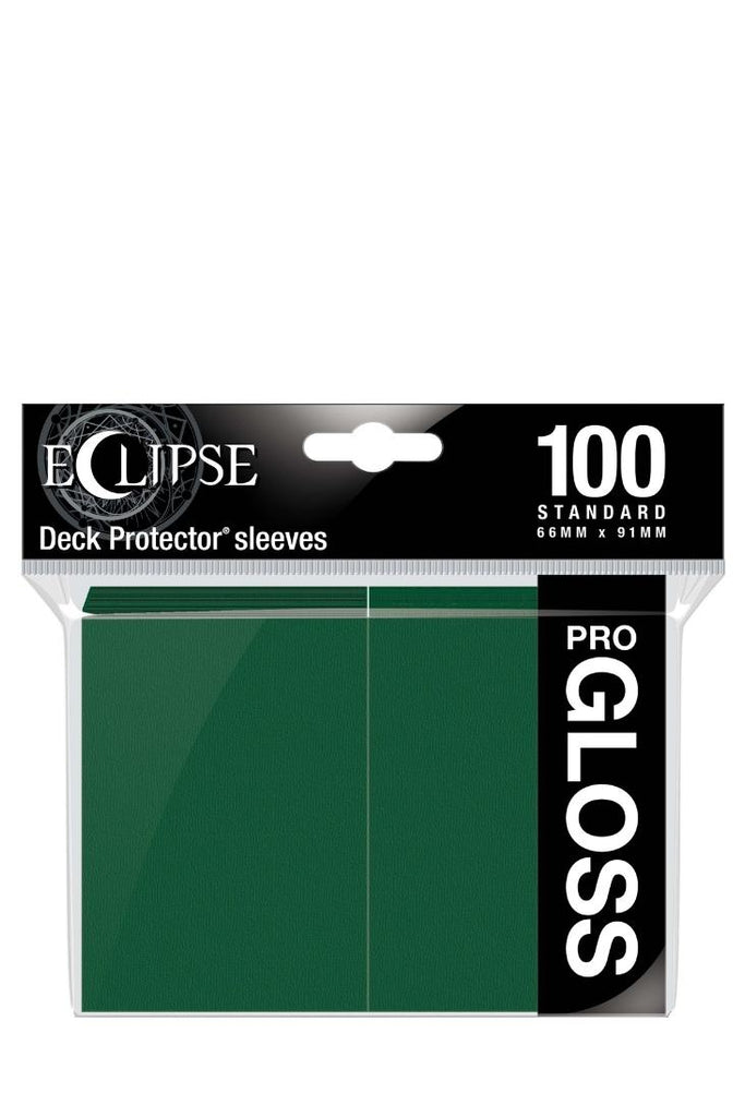 Ultra Pro - 100 Gloss Eclipse Sleeves Standardgrösse - Forest Green