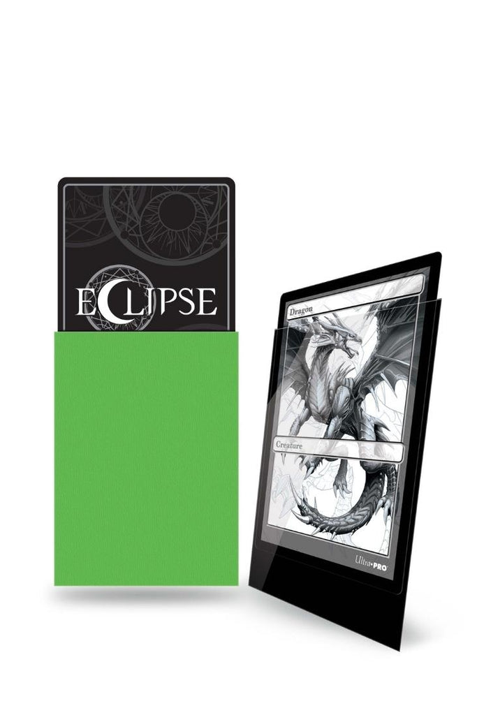Ultra Pro - 100 Gloss Eclipse Sleeves Standardgrösse - Lime Green