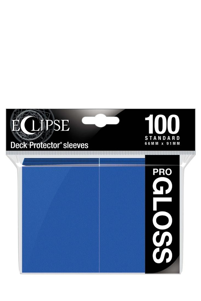 Ultra Pro - 100 Gloss Eclipse Sleeves Standardgrösse - Pacific Blue