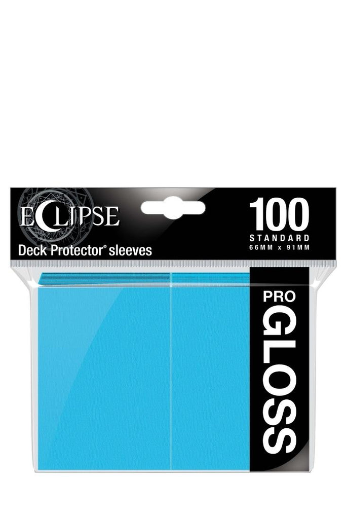 Ultra Pro - 100 Gloss Eclipse Sleeves Standardgrösse - Sky Blue