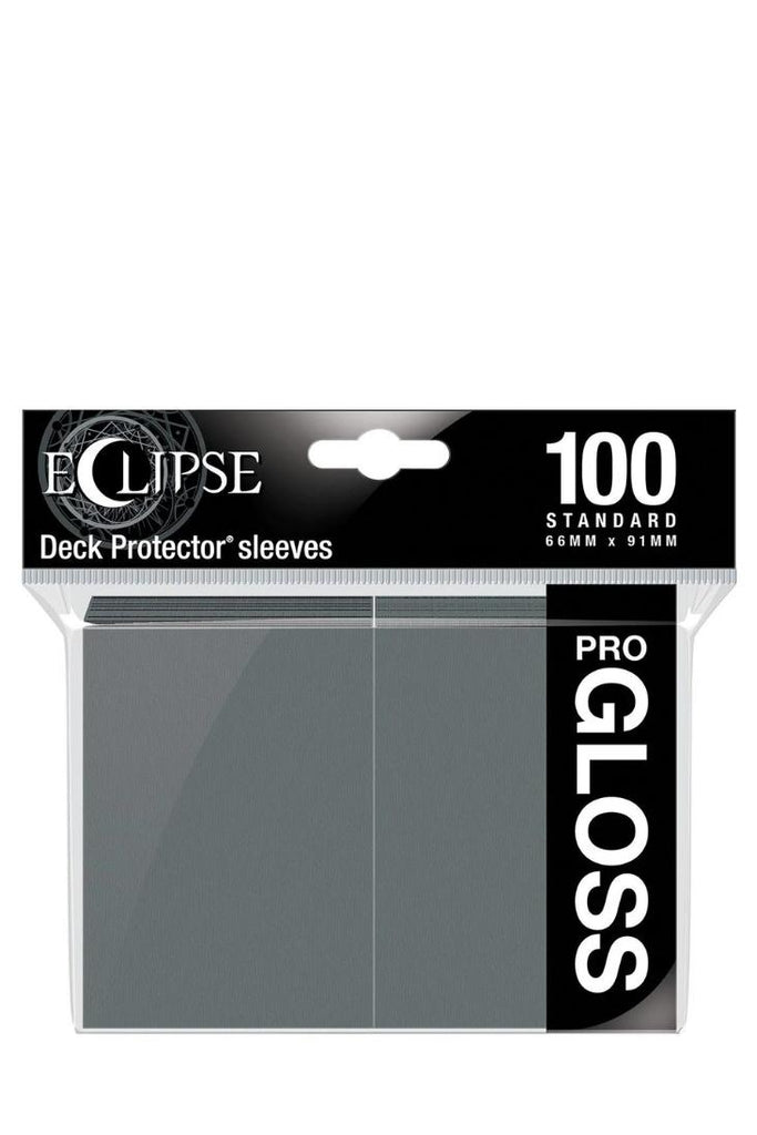 Ultra Pro - 100 Gloss Eclipse Sleeves Standardgrösse - Smoke Grey