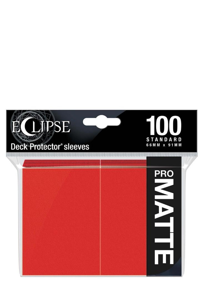 Ultra Pro - 100 Matte Eclipse Sleeves Standardgrösse - Apple Red
