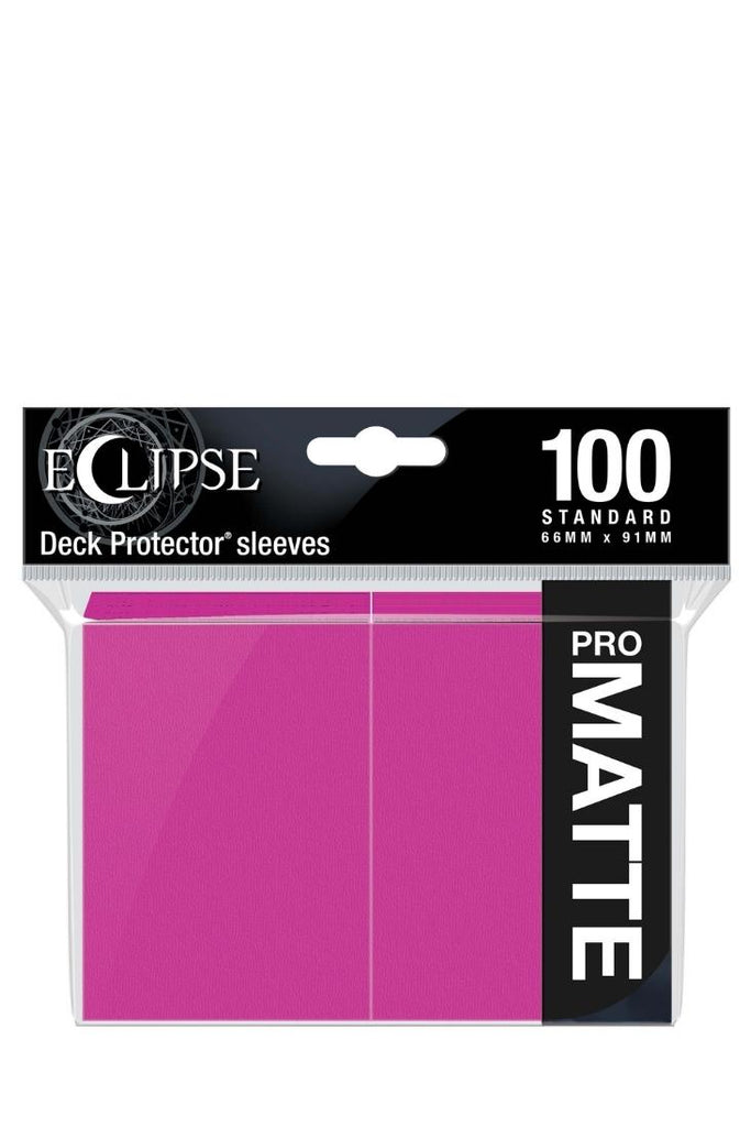 Ultra Pro - 100 Matte Eclipse Sleeves Standardgrösse - Hot Pink