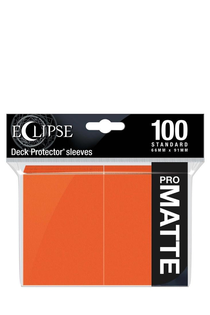 Ultra Pro - 100 Matte Eclipse Sleeves Standardgrösse - Pumpkin Orange