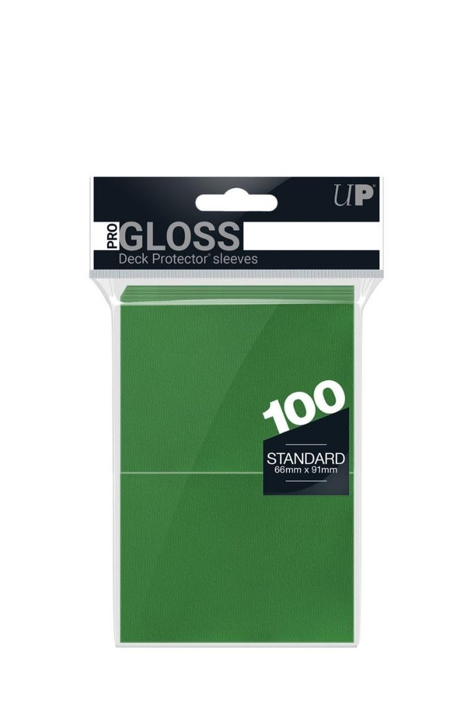 Ultra Pro - 100 PRO-Gloss Sleeves Standardgrösse - Grün