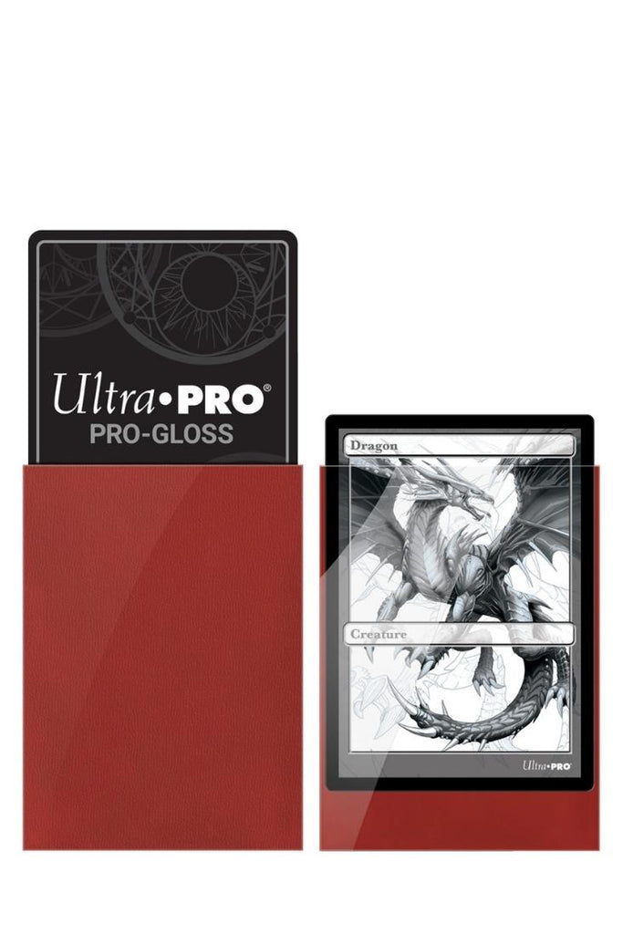 Ultra Pro - 100 PRO-Gloss Sleeves Standardgrösse - Rot