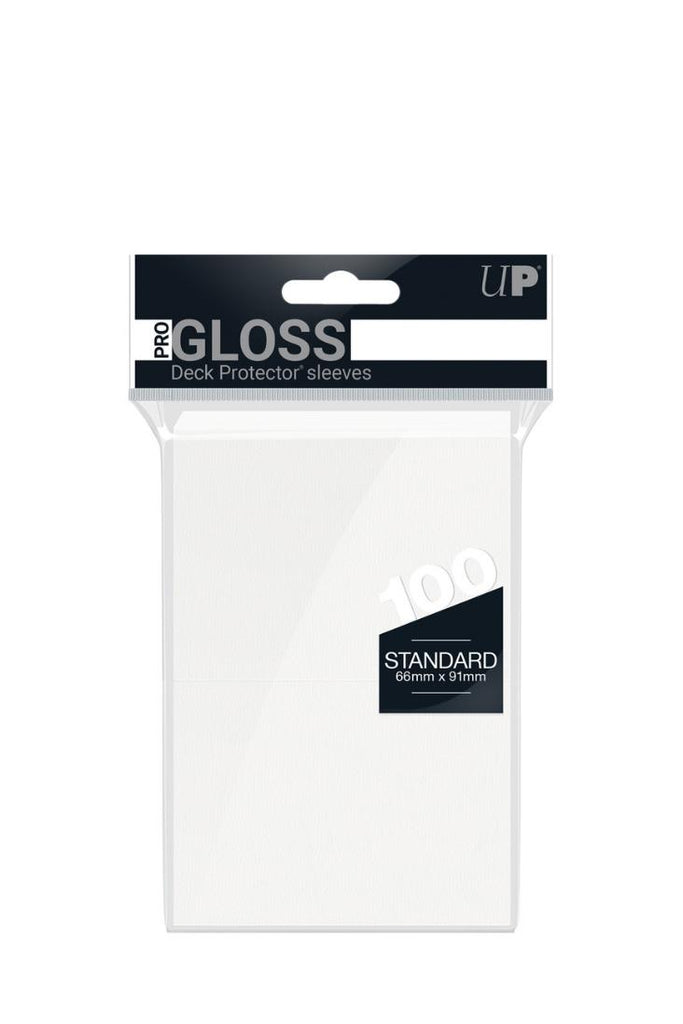 Ultra Pro - 100 PRO-Gloss Sleeves Standardgrösse - Weiss
