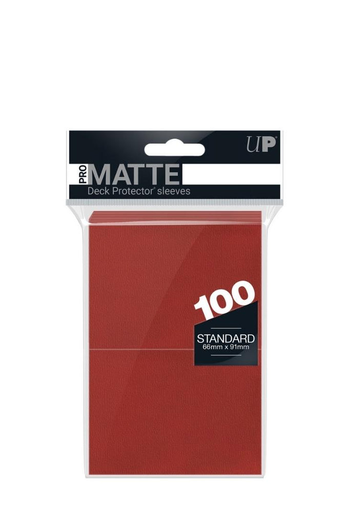 Ultra Pro - 100 PRO-Matte Sleeves Standardgrösse - Rot