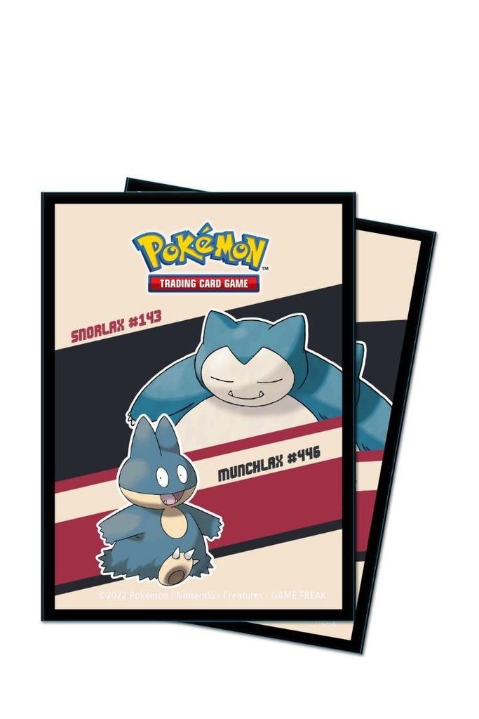 Ultra Pro - 65 Pokémon Sleeves Standardgrösse - Snorlax & Munchlax - Relaxo & Mampfaxo
