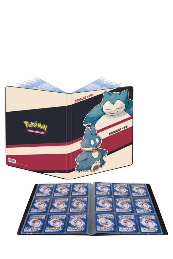 Ultra Pro - 9-Pocket Pokémon Portfolio - Snorlax & Munchlax - Relaxo & Mampfaxo