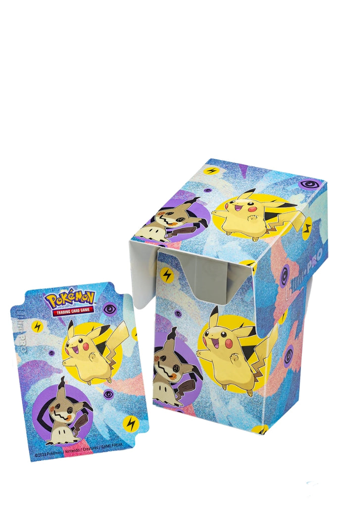 Ultra Pro - Vollbedruckte Pokémon Deckbox - Pikachu & Mimikyu