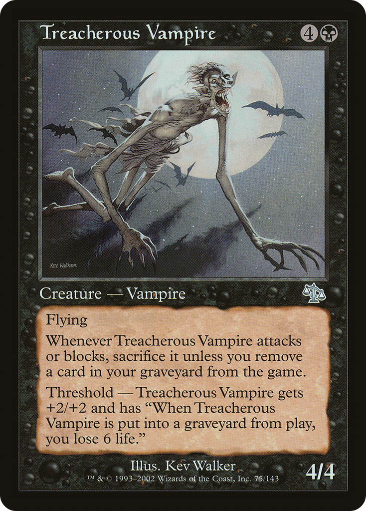 Magic: The Gathering - Treacherous Vampire - Judgment