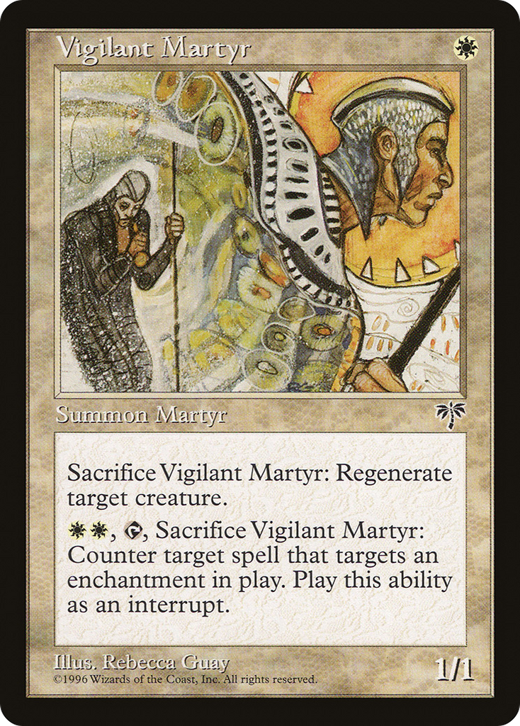 Magic: The Gathering - Vigilant Martyr - Mirage