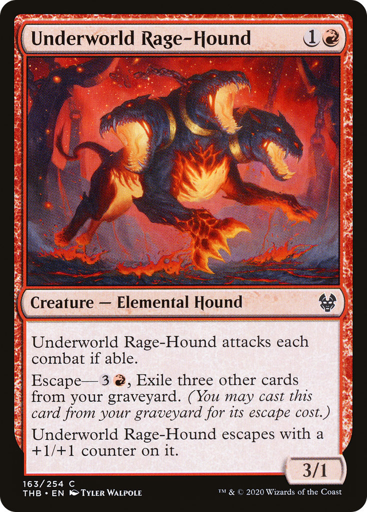 Magic: The Gathering - Underworld Rage-Hound - Theros Beyond Death