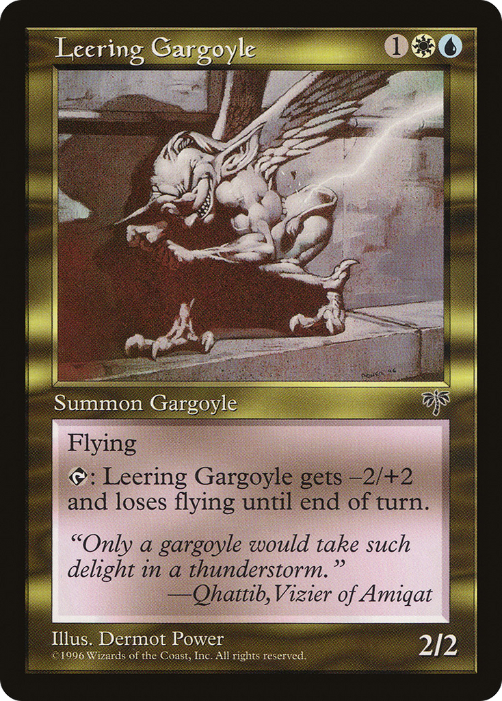 Magic: The Gathering - Leering Gargoyle - Mirage