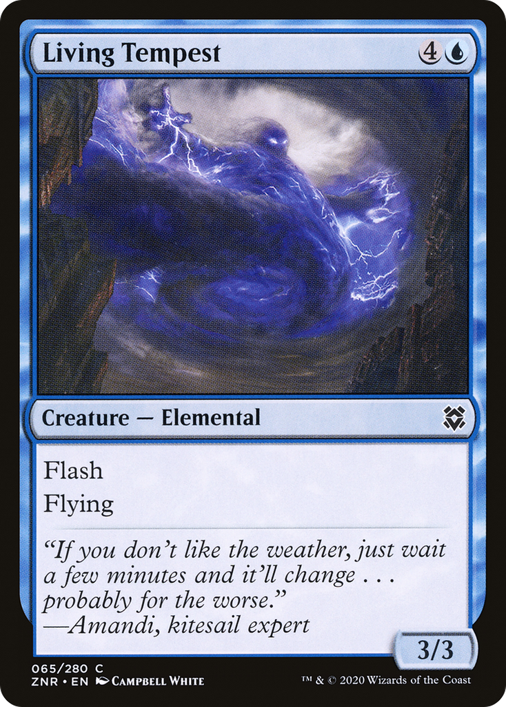 Magic: The Gathering - Living Tempest Foil - Zendikar Rising