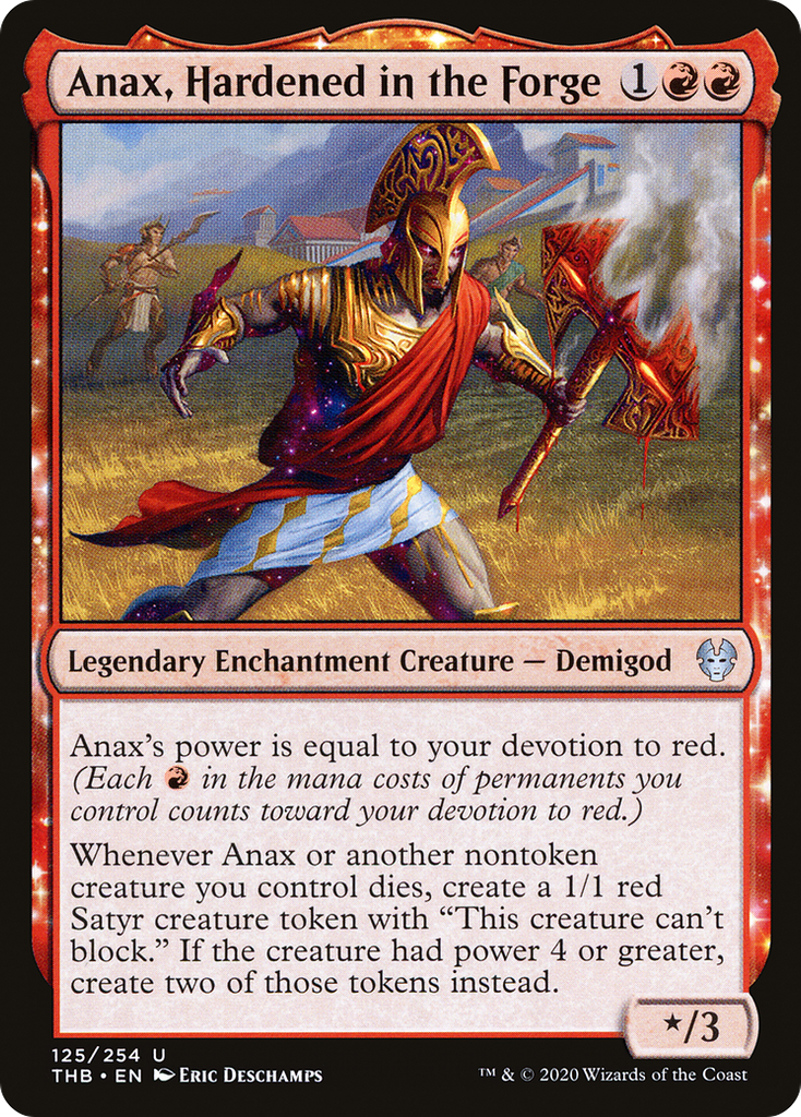 Magic: The Gathering - Anax, Hardened in the Forge - Theros Beyond Death