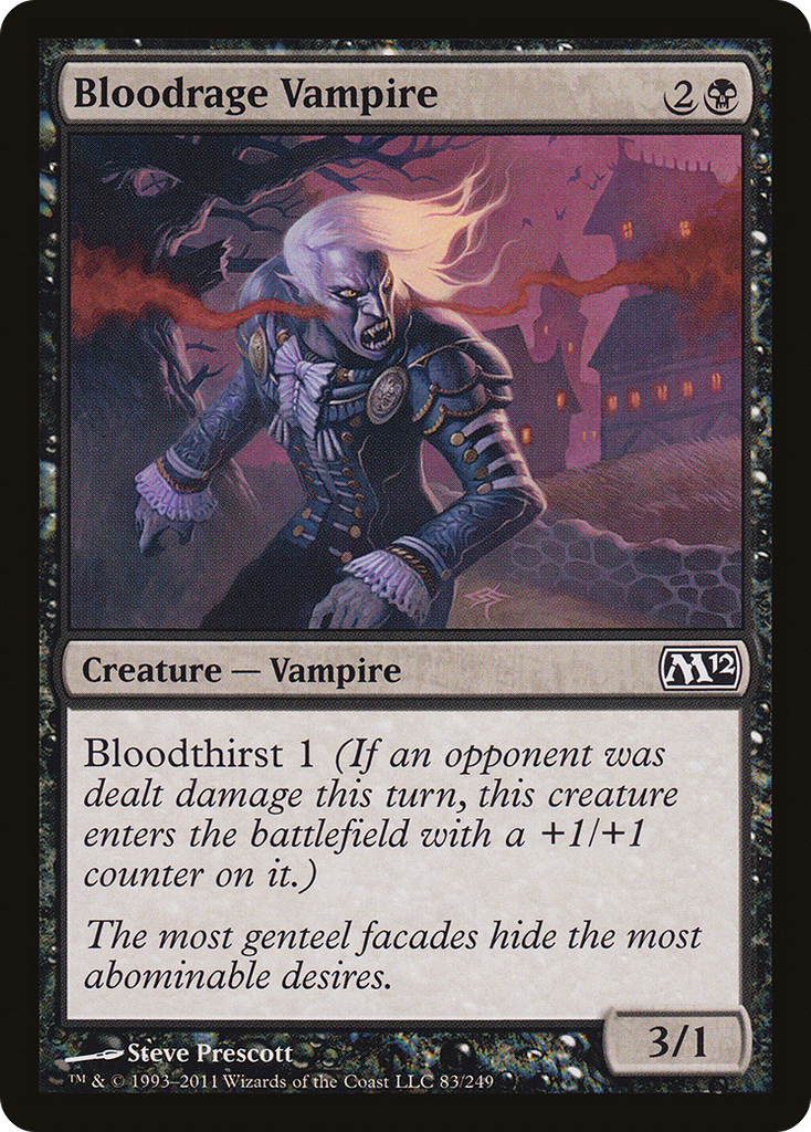 Magic: The Gathering - Bloodrage Vampire - Magic 2012