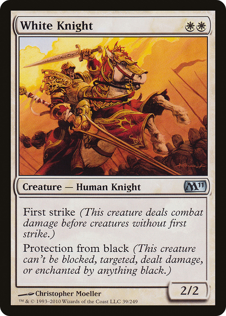 Magic: The Gathering - White Knight - Magic 2011