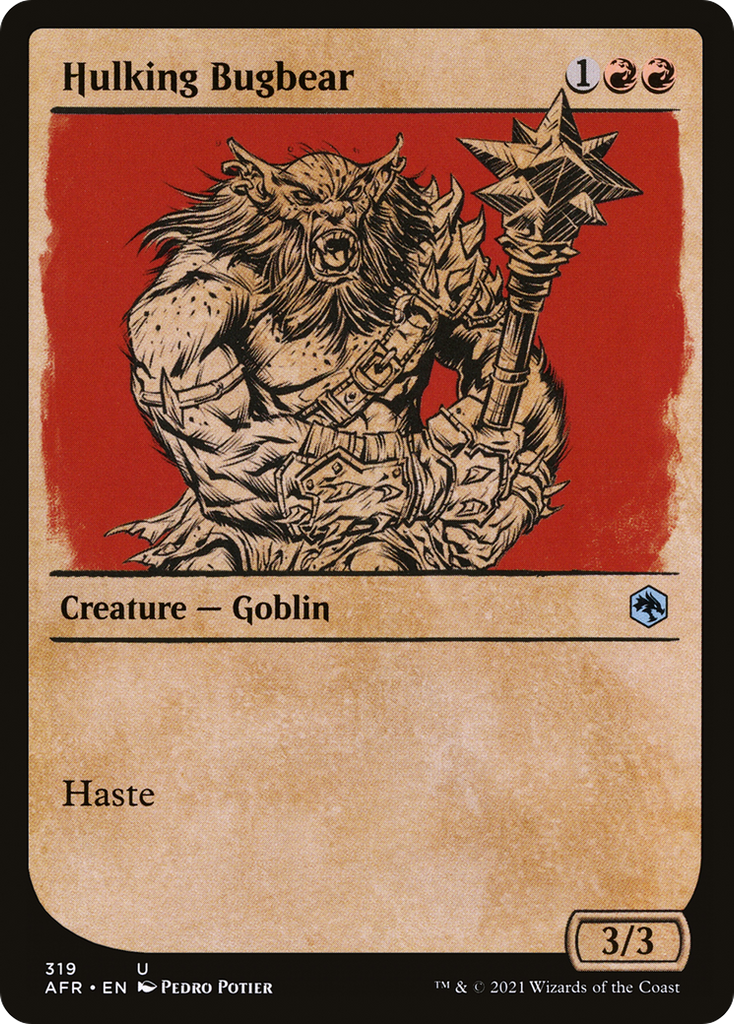 Magic: The Gathering - Hulking Bugbear Foil - Adventures in the Forgotten Realms