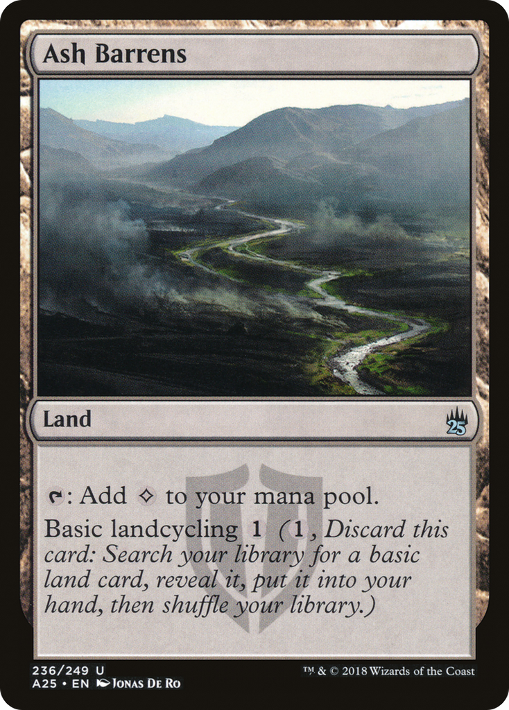 Magic: The Gathering - Ash Barrens - Masters 25