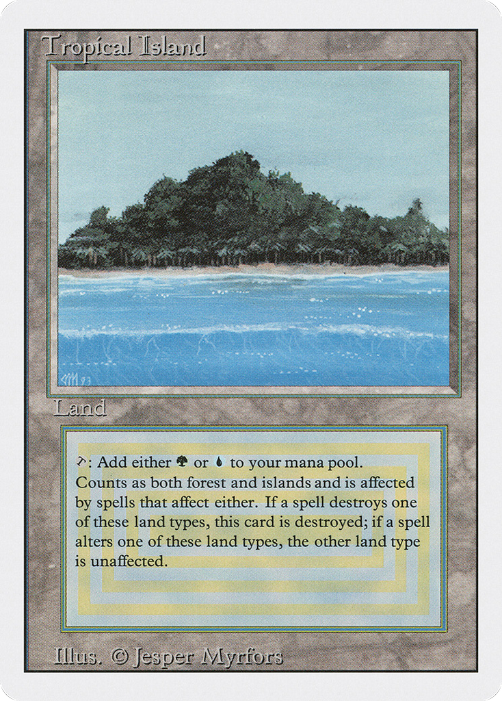 Magic: The Gathering - Tropical Island - Revised Edition