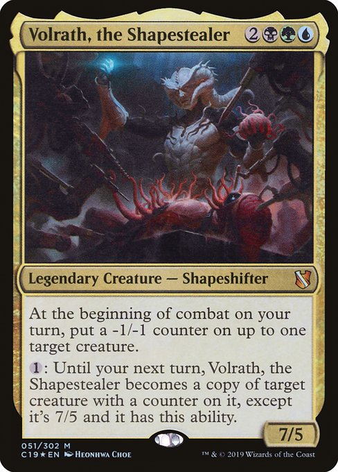 Magic the Gathering - Volrath, the Shapestealer Foil - Commander 2019