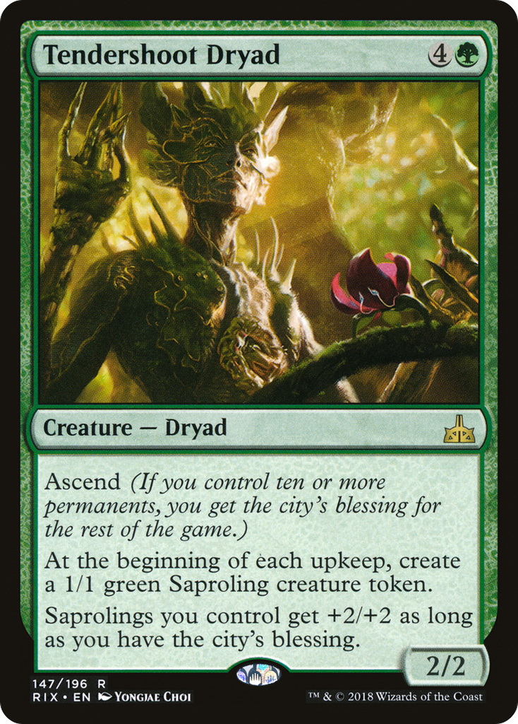 Magic: The Gathering - Tendershoot Dryad - Rivals of Ixalan