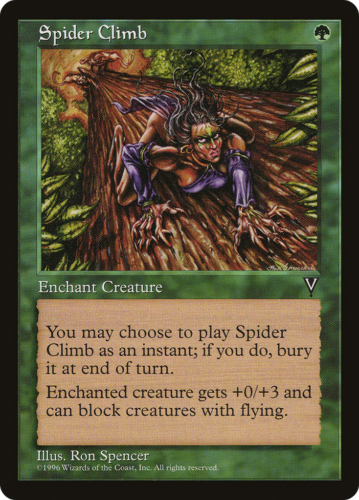 Magic: The Gathering - Spider Climb - Visions