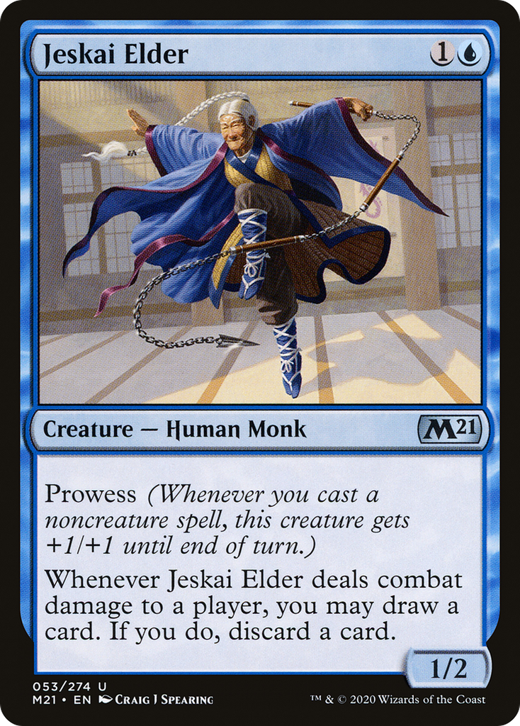 Magic: The Gathering - Jeskai Elder - Core Set 2021