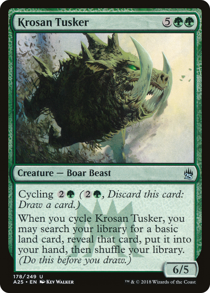 Magic: The Gathering - Krosan Tusker - Masters 25