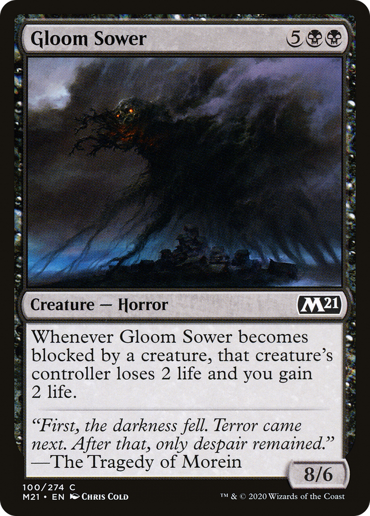 Magic: The Gathering - Gloom Sower - Core Set 2021