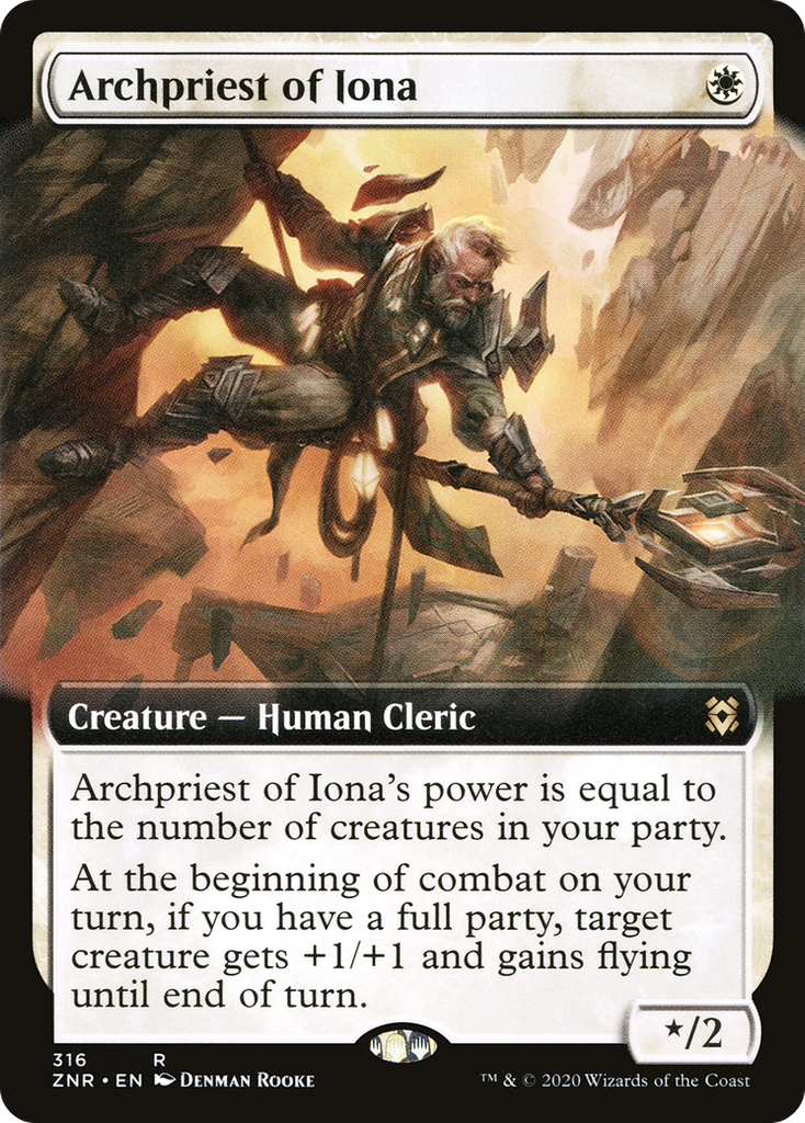 Magic: The Gathering - Archpriest of Iona - Zendikar Rising