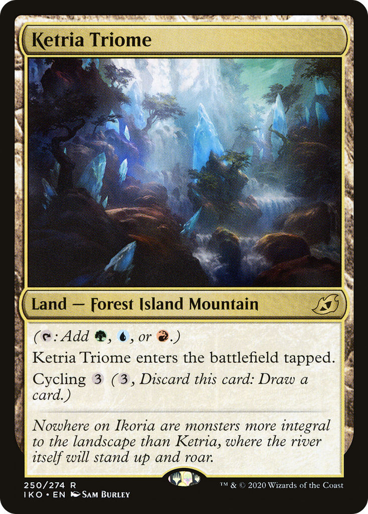 Magic: The Gathering - Ketria Triome - Ikoria: Lair of Behemoths