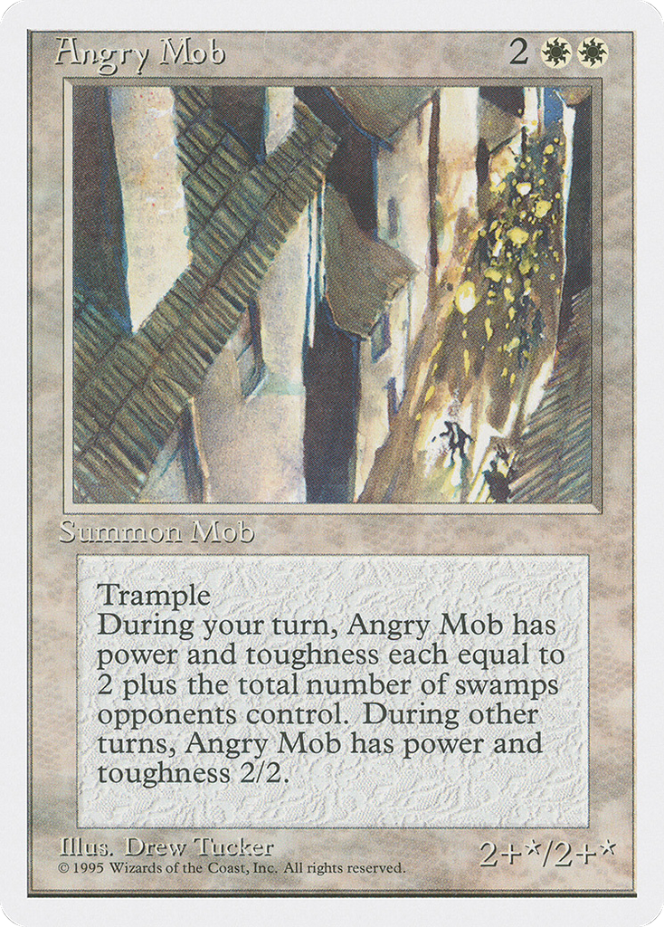 Magic: The Gathering - Angry Mob - Fourth Edition