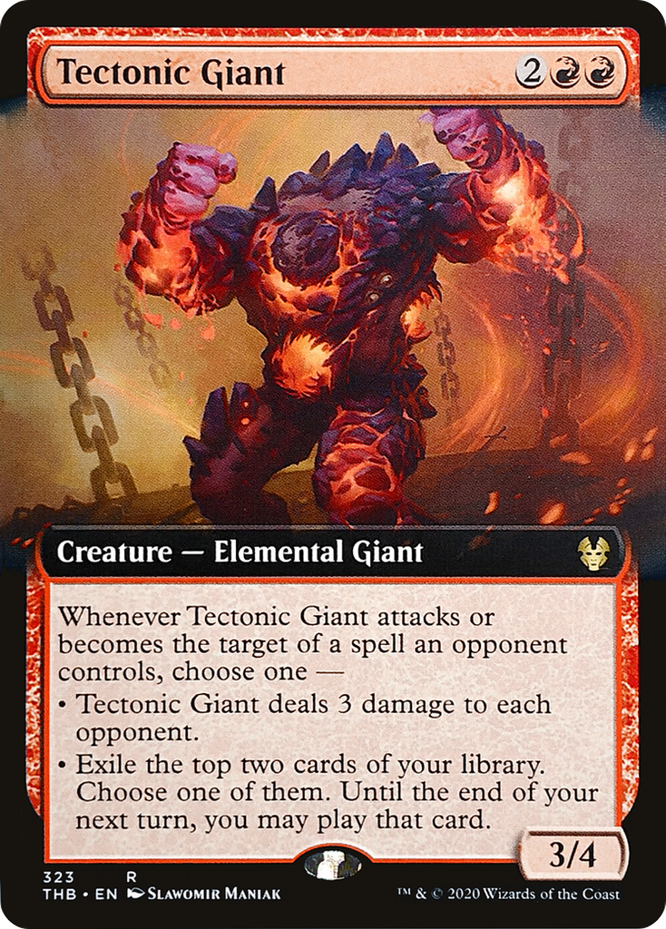 Magic: The Gathering - Tectonic Giant - Theros Beyond Death