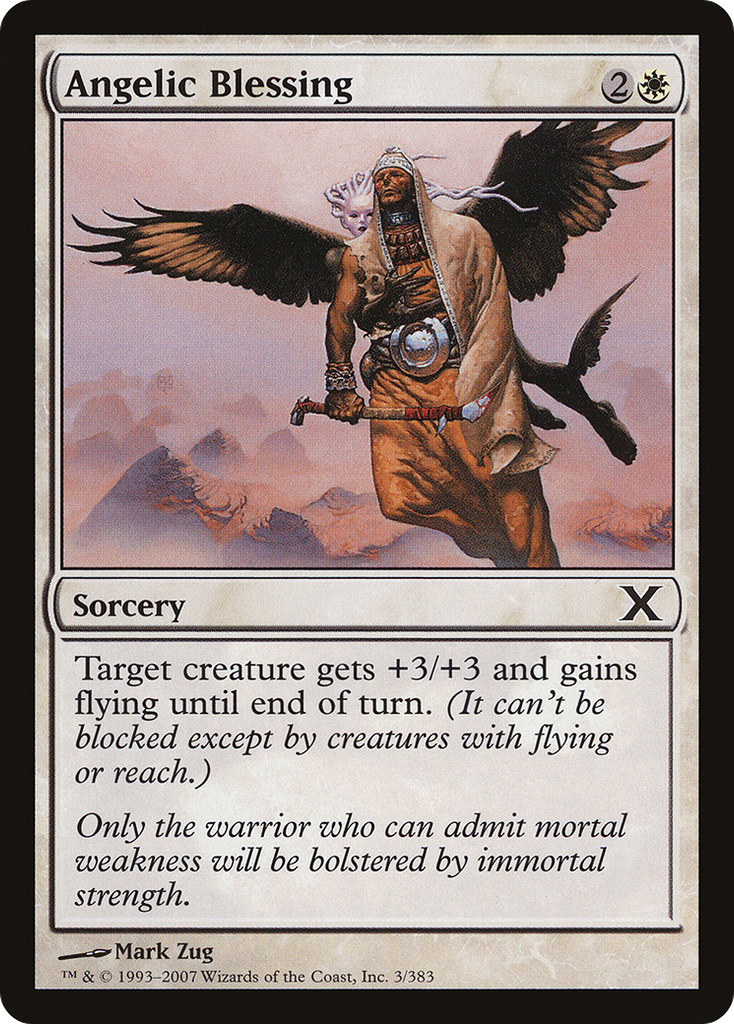 Magic: The Gathering - Angelic Blessing - Tenth Edition