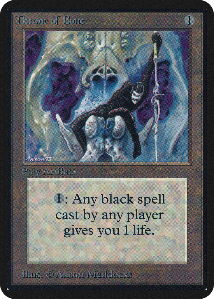 Magic: The Gathering - Throne of Bone - Limited Edition Alpha