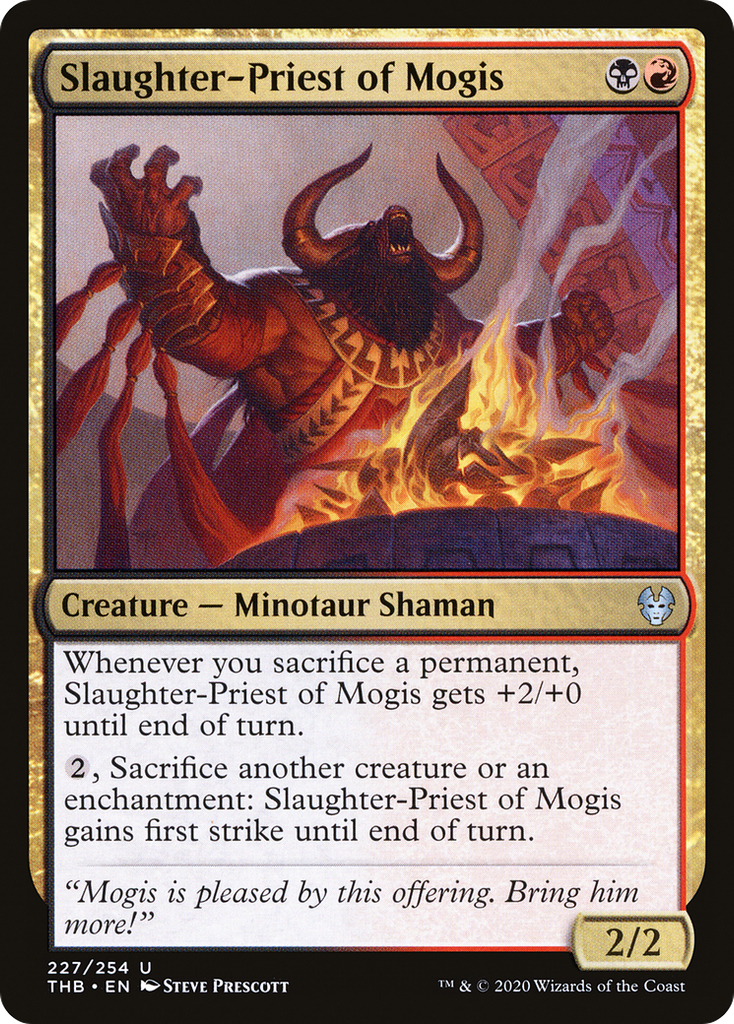 Magic: The Gathering - Slaughter-Priest of Mogis Foil - Theros Beyond Death