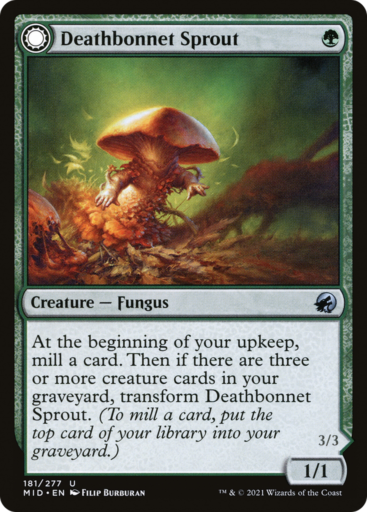 Magic: The Gathering - Deathbonnet Sprout // Deathbonnet Hulk - Innistrad: Midnight Hunt