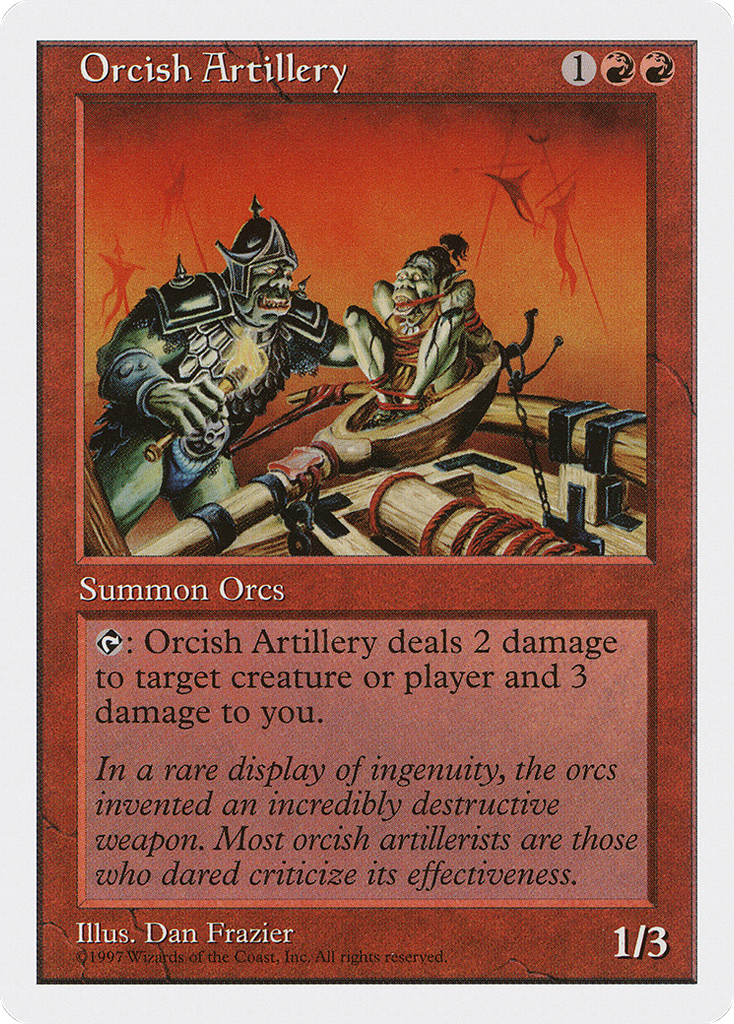 Magic: The Gathering - Orcish Artillery - Fifth Edition