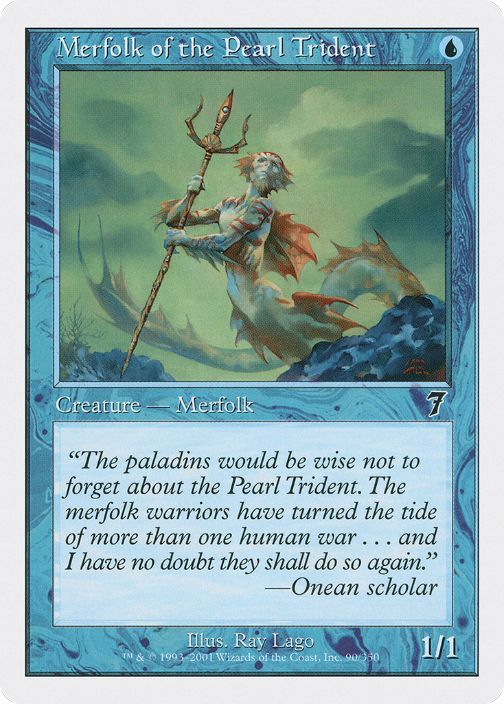 Magic: The Gathering - Merfolk of the Pearl Trident - Seventh Edition